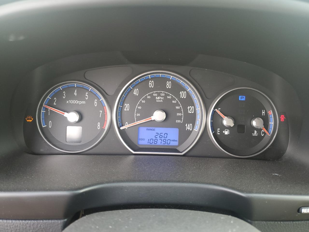 2007 Hyundai Santa Fe VIN 5NMSH13E67H018074 Copart auction photo, front end / side damage thumbnail 9