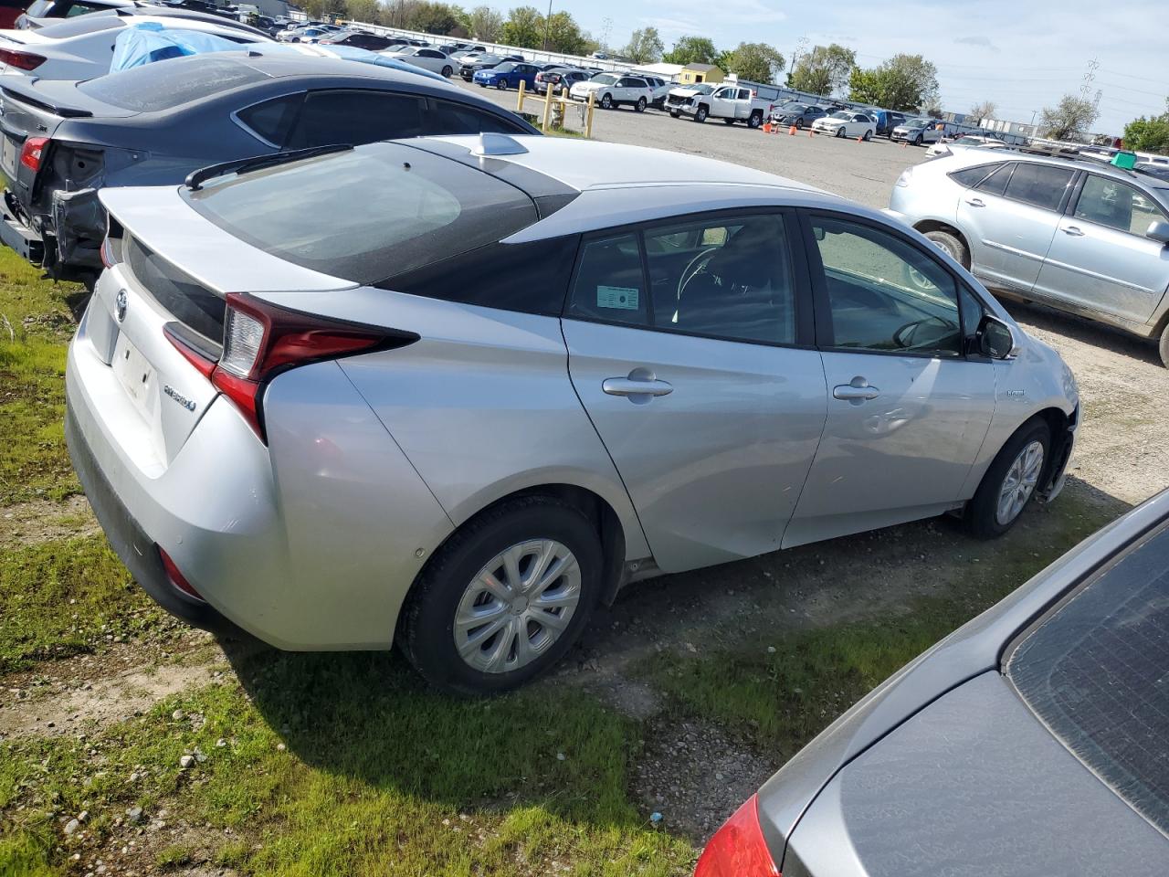 2020 Toyota Prius VIN JTDKARFU7L3117453 Copart auction photo, front end damage thumbnail 3