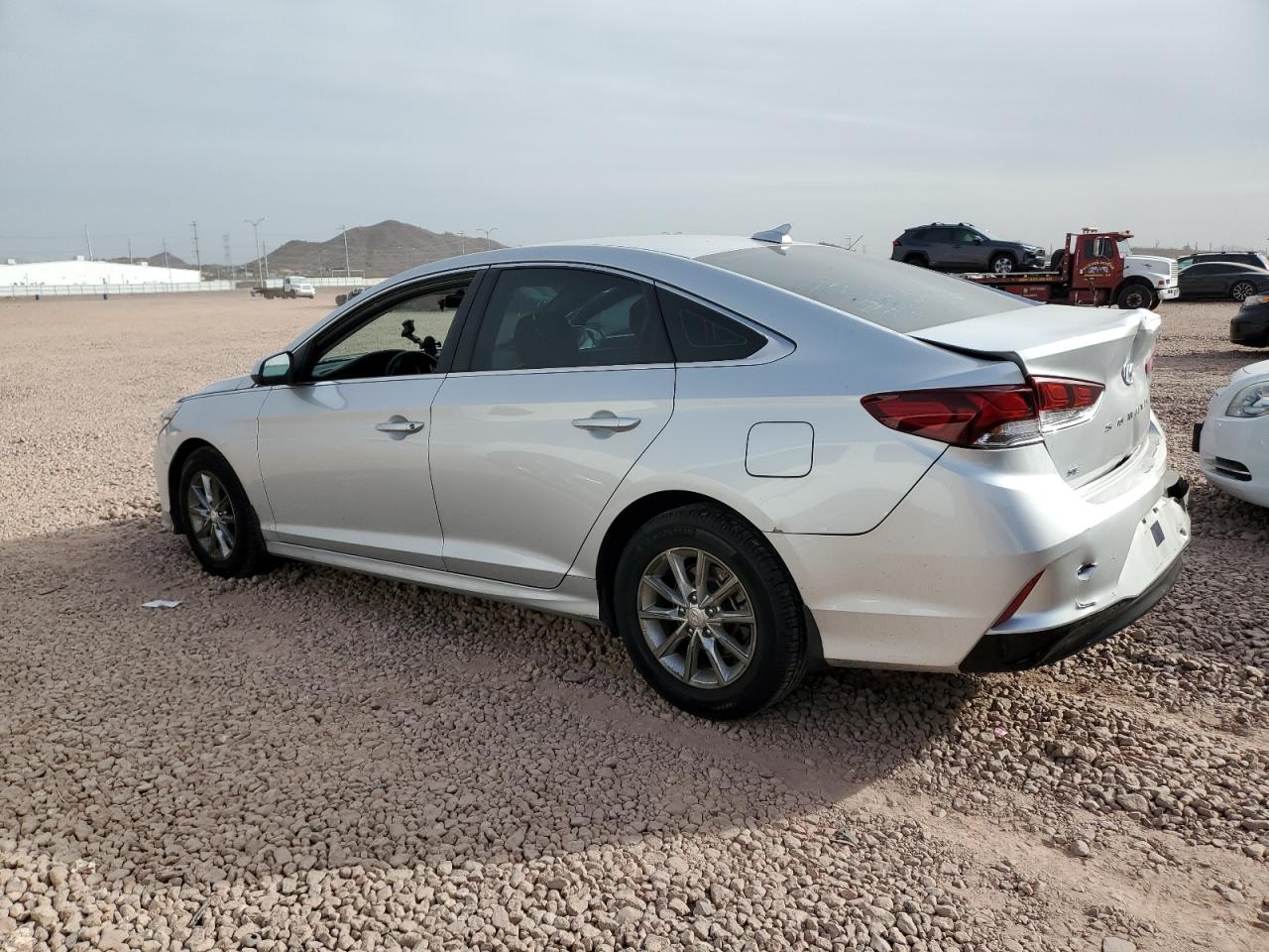 2018 Hyundai Sonata VIN 5NPE24AF1JH674477 Copart auction photo, rear end damage thumbnail 2