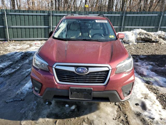 2021 Subaru Forester VIN JF2SKAJC7MH522411 Copart auction photo, side damage thumbnail 5