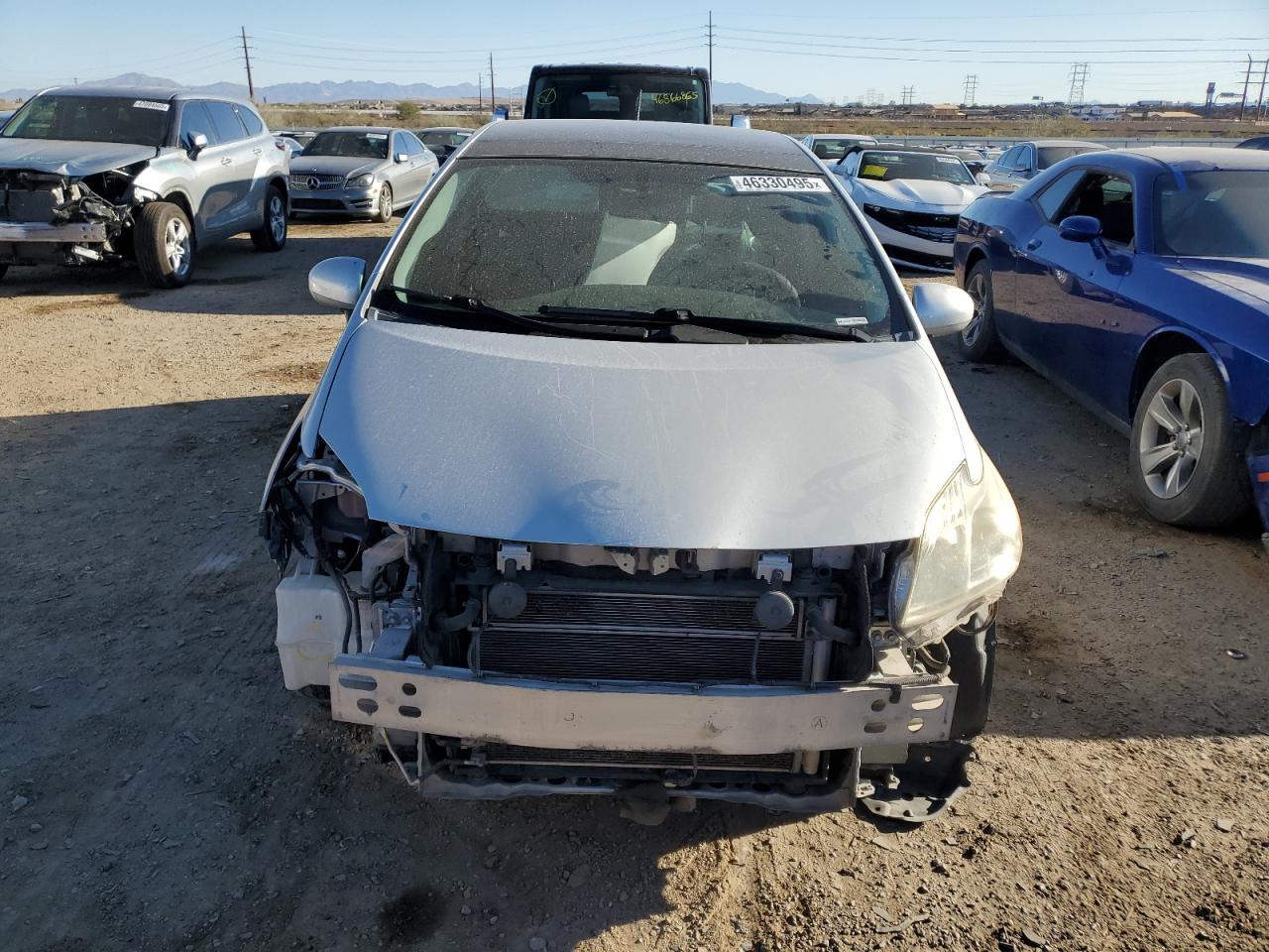 2012 Toyota Prius VIN JTDKN3DU5C5386897 Copart auction photo, front end damage thumbnail 5