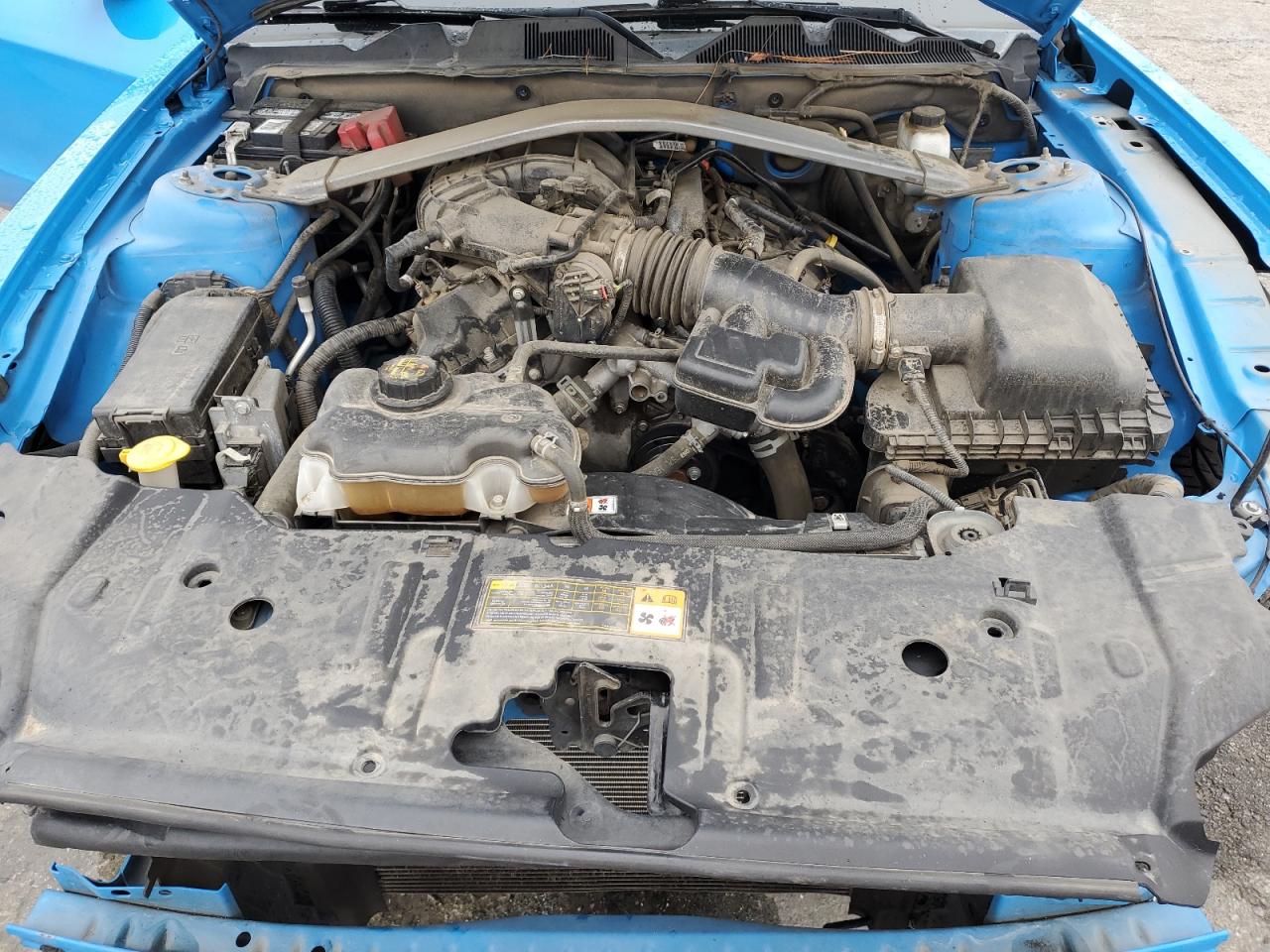 2014 Ford Mustang VIN 1ZVBP8EM9E5231727 Copart auction photo, front end / side damage thumbnail 11