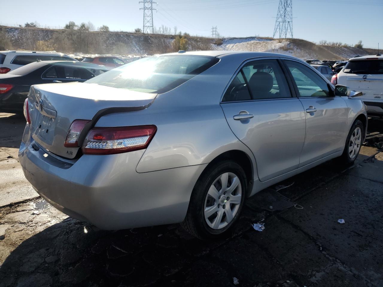 2011 Toyota Camry VIN 4T4BF3EK0BR120039 Copart auction photo, front end / rear end damage thumbnail 3