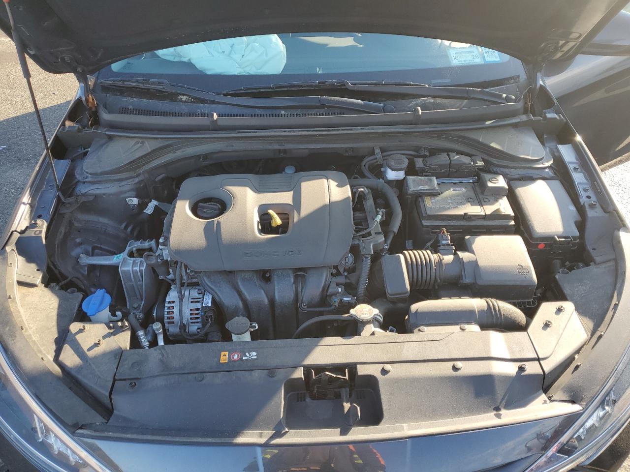 2020 Hyundai Elantra VIN 5NPD84LF1LH615942 Copart auction photo, side / front end damage thumbnail 11