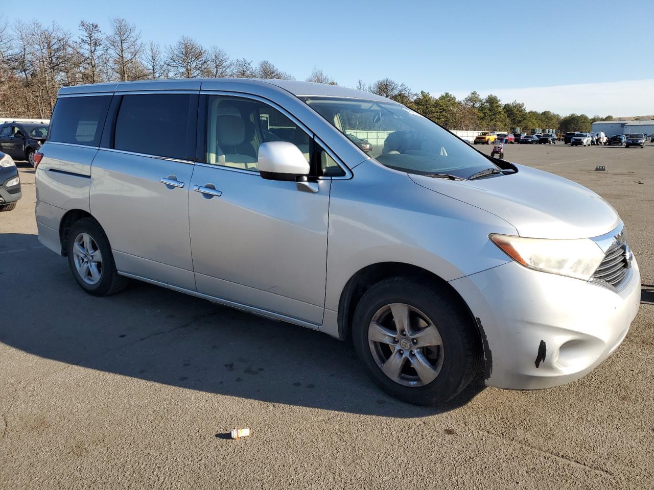 2014 Nissan Quest VIN JN8AE2KP8E9100270 Copart auction photo, rear end / minor dent/scratches damage thumbnail 4