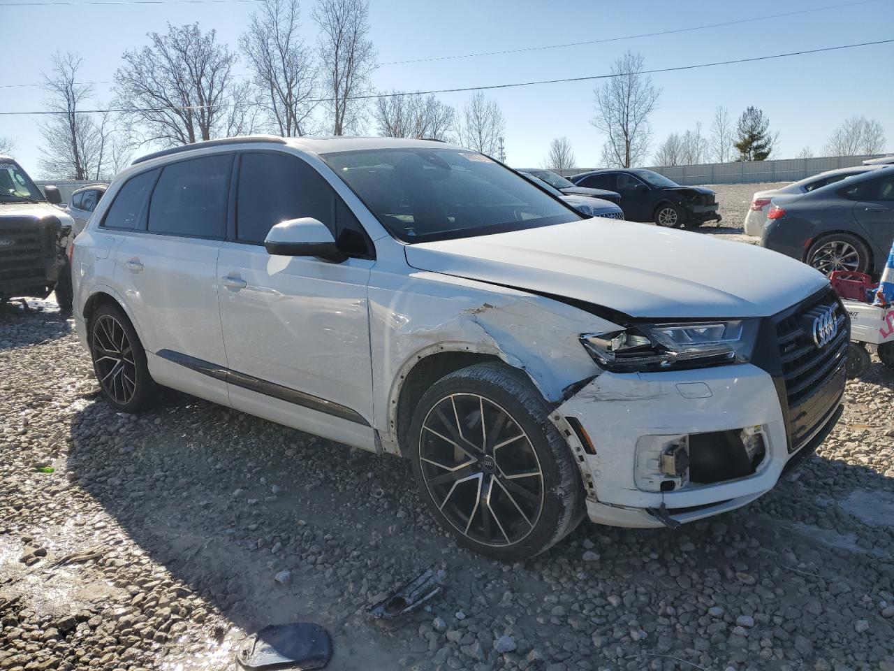 2019 Audi Q7 VIN WA1VAAF79KD007015 Copart auction photo, front end damage thumbnail 4
