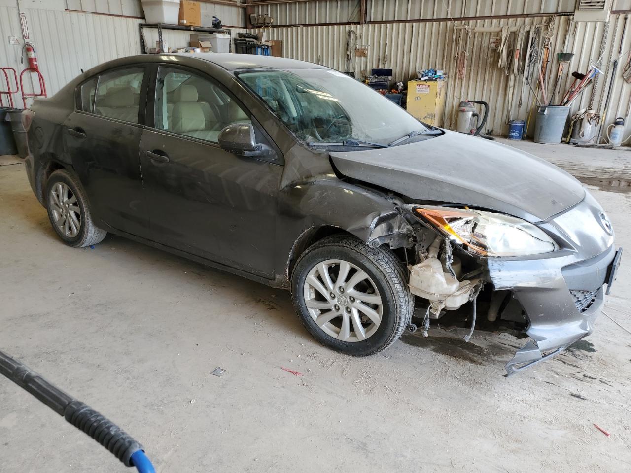 2012 Mazda 3 VIN JM1BL1V73C1553915 Copart auction photo, front end / hail damage thumbnail 4