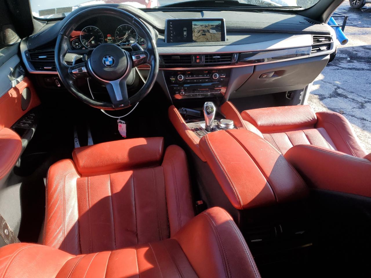 2018 BMW X6 VIN 5UXKU2C53J0Z61966 Copart auction photo, all over damage thumbnail 8