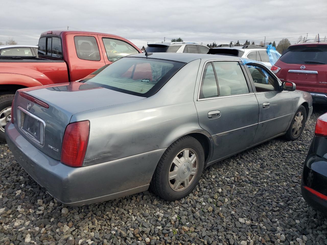 2005 Cadillac De Ville VIN 1G6KD54Y85U267447 Copart auction photo, side damage thumbnail 3