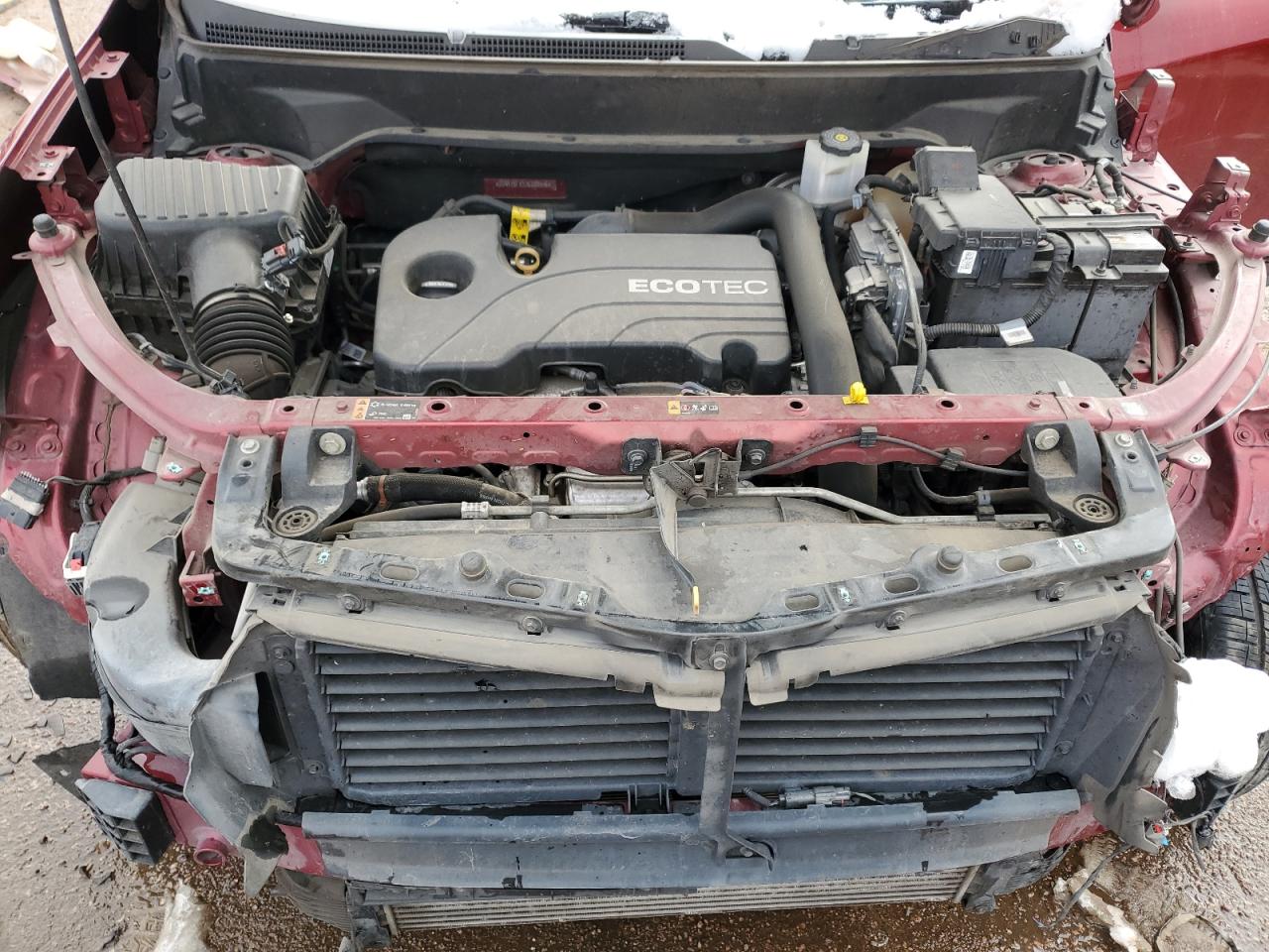 2018 Chevrolet Equinox VIN 2GNAXSEV0J6300556 Copart auction photo, front end / hail damage thumbnail 13