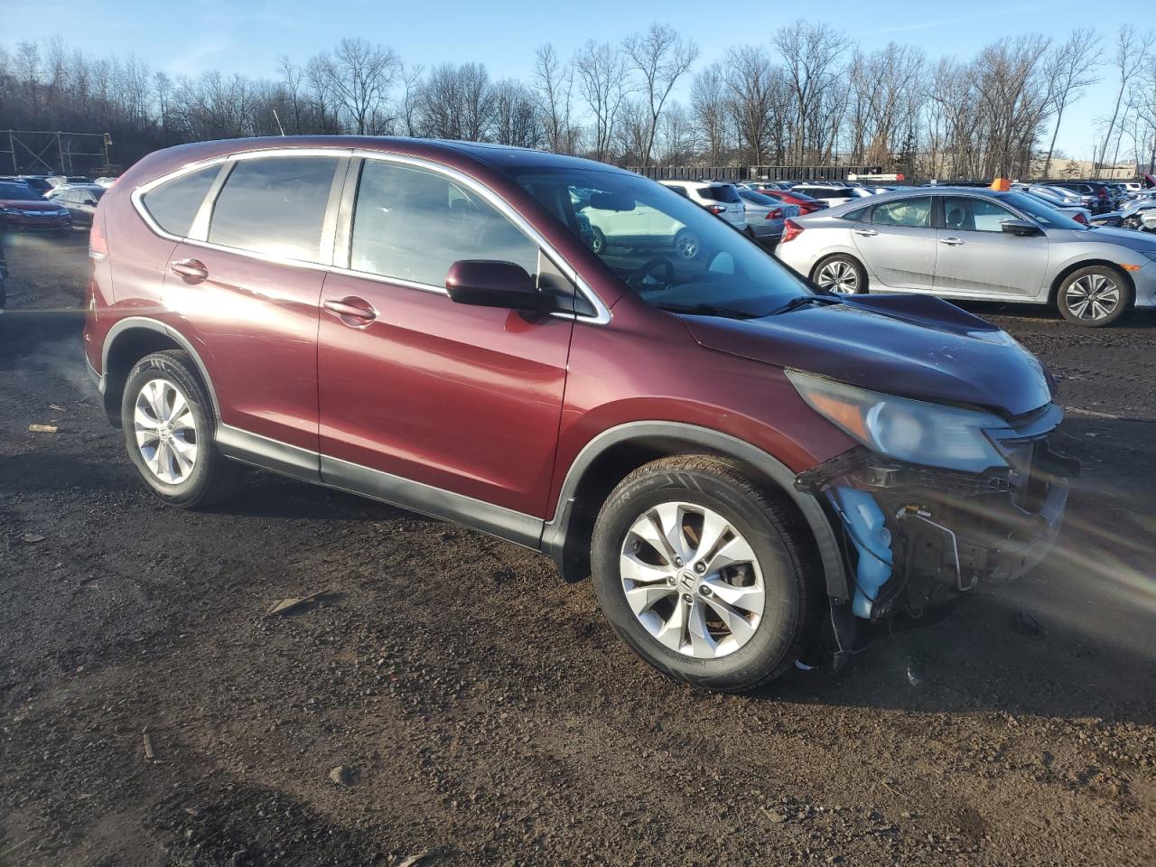 2012 Honda CR-V VIN 5J6RM4H52CL027460 Copart auction photo, front end damage thumbnail 4