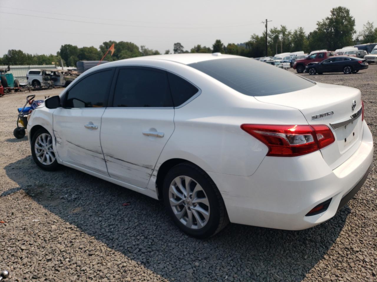 2019 Nissan Sentra VIN 3N1AB7AP2KY317342 Copart auction photo, front end / side damage thumbnail 2