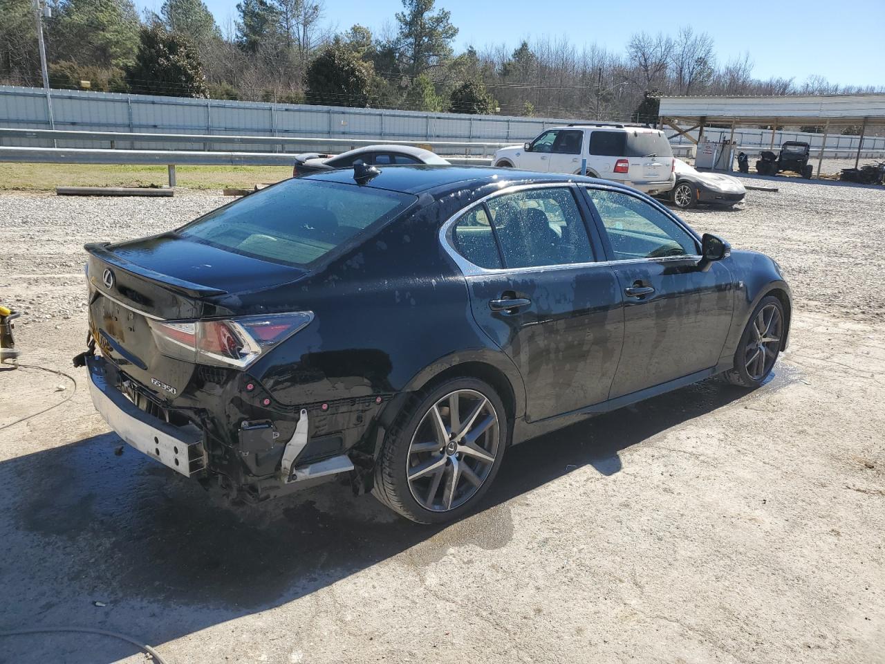 2018 Lexus GS VIN JTHBZ1BL6JA015558 Copart auction photo, rear end damage thumbnail 3