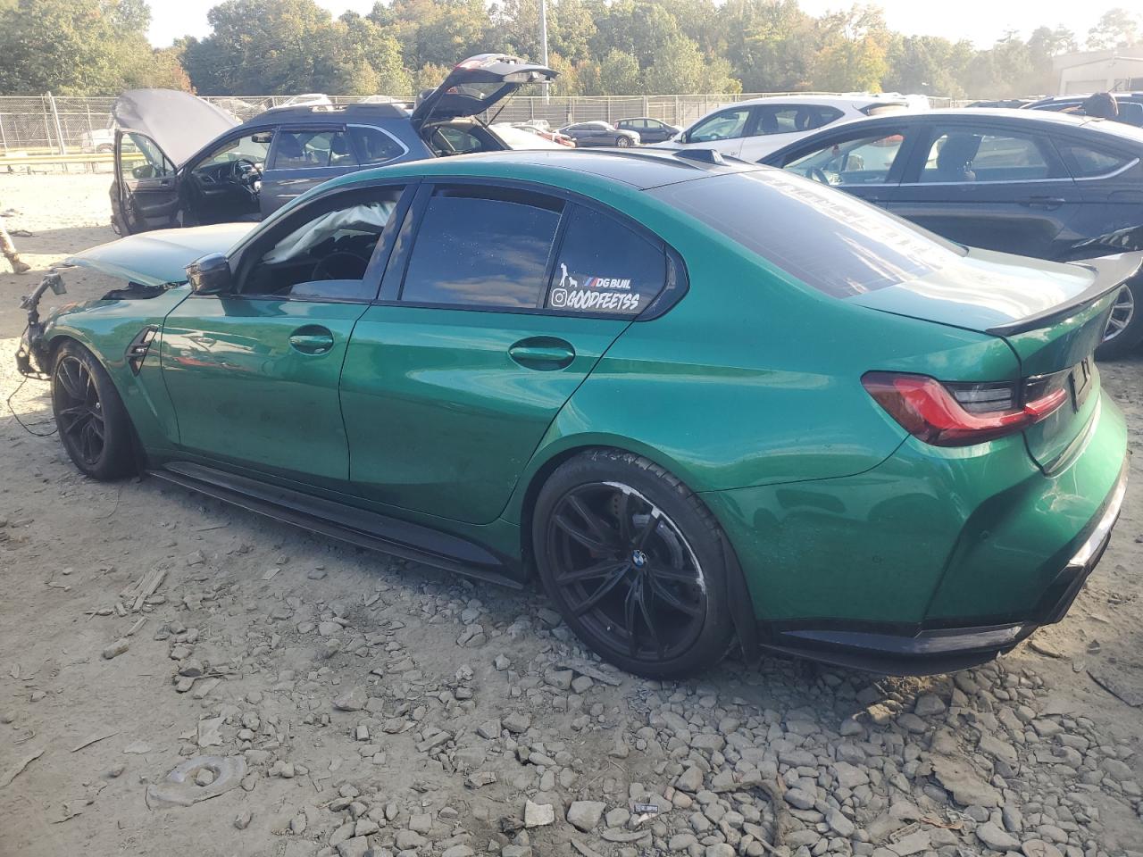 2024 BMW M3 VIN WBS53AY05RFS94439 Copart auction photo, all over damage thumbnail 2