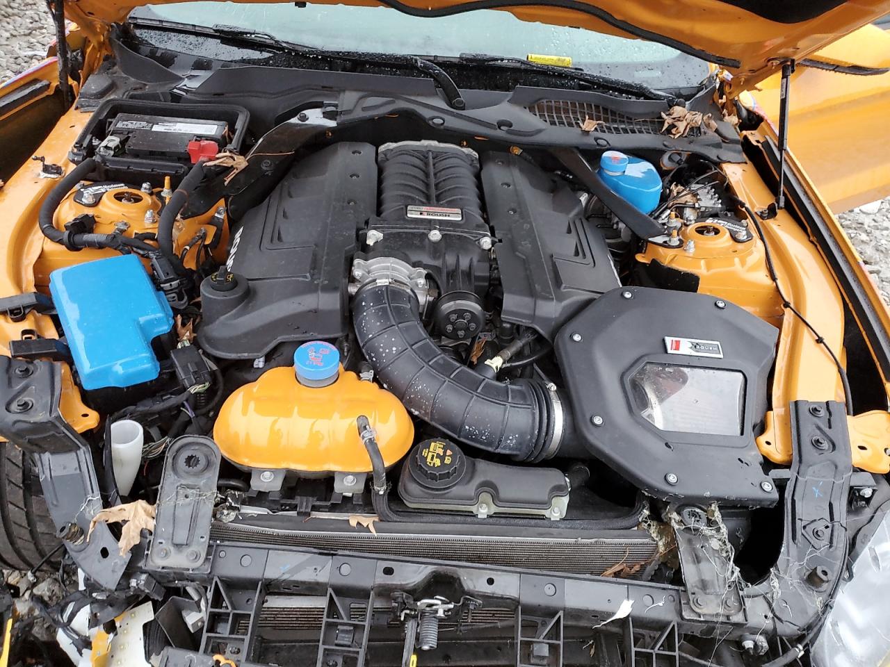 2018 Ford Mustang VIN 1FA6P8CF3J5119059 Copart auction photo, side / front end damage thumbnail 11