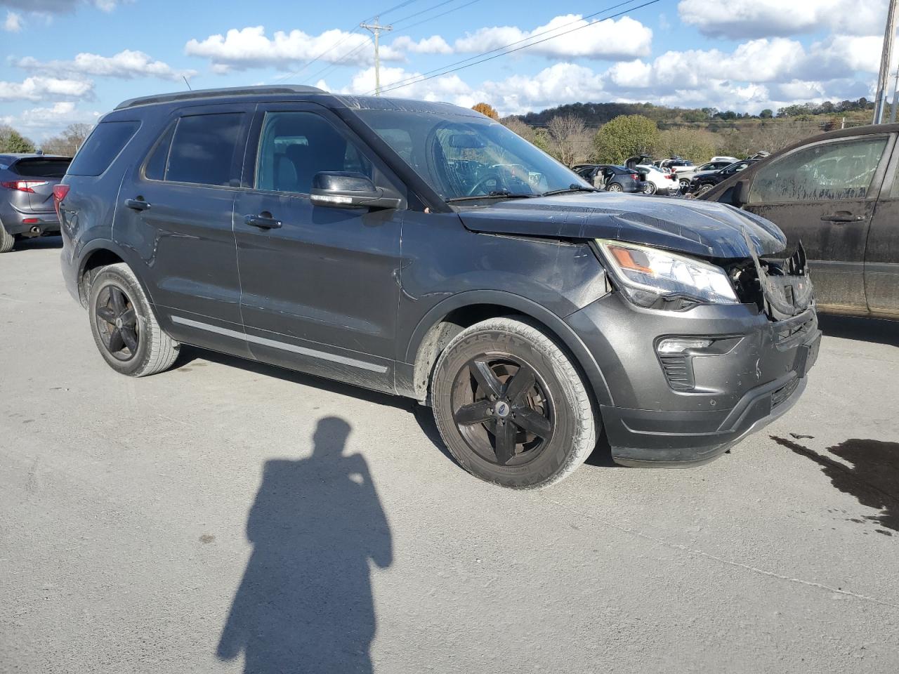 2018 Ford Explorer VIN 1FM5K7D86JGC51599 Copart auction photo, front end damage thumbnail 4