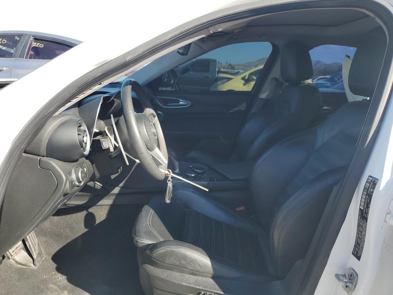 2019 Alfa Romeo Giulia VIN ZARFAMBN5K7622469 Copart auction photo, front end damage thumbnail 7