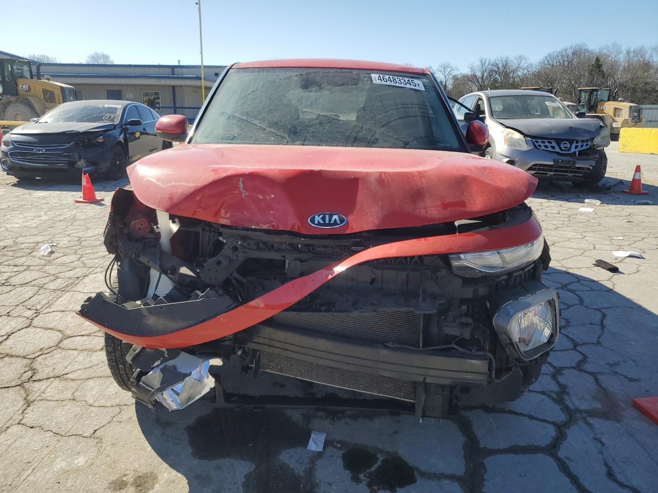 2020 KIA Soul VIN KNDJ23AU1L7017290 Copart auction photo, front end damage thumbnail 5