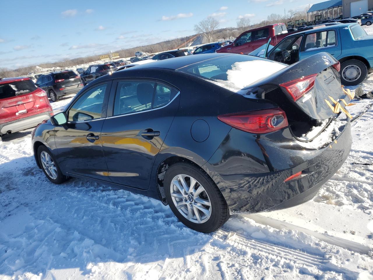 2017 Mazda 3 VIN 3MZBN1U78HM137880 Copart auction photo, rear end / mechanical damage thumbnail 2