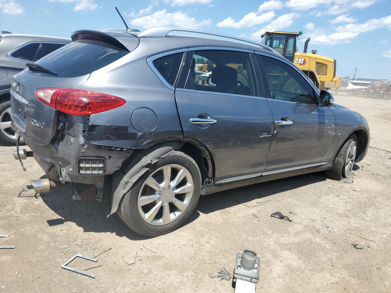 2016 Infiniti QX50 VIN JN1BJ0RR6GM261839 Copart auction photo, vandalism damage thumbnail 3