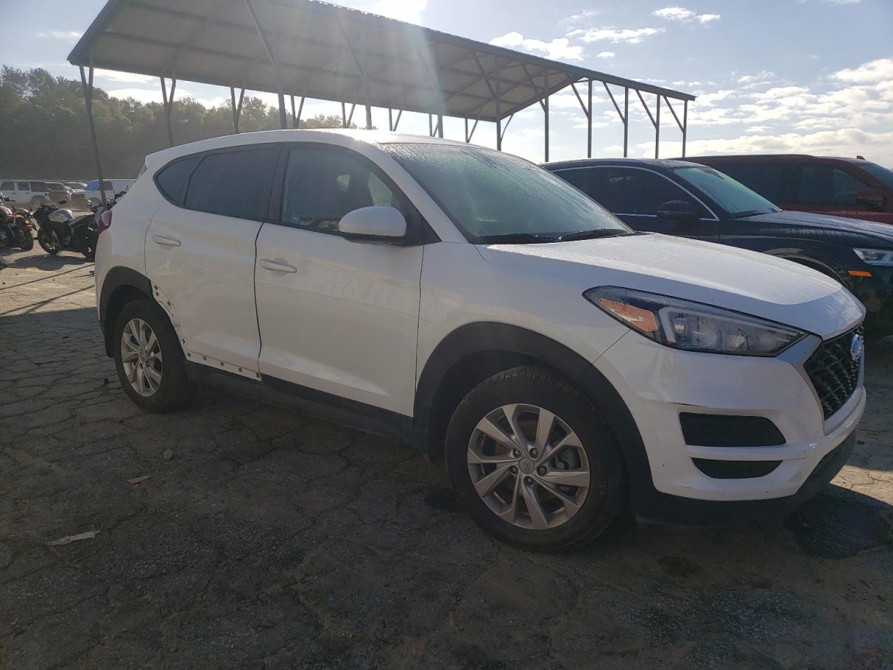 2019 Hyundai Tucson VIN KM8J23A49KU901389 Copart auction photo, water/flood damage thumbnail 4