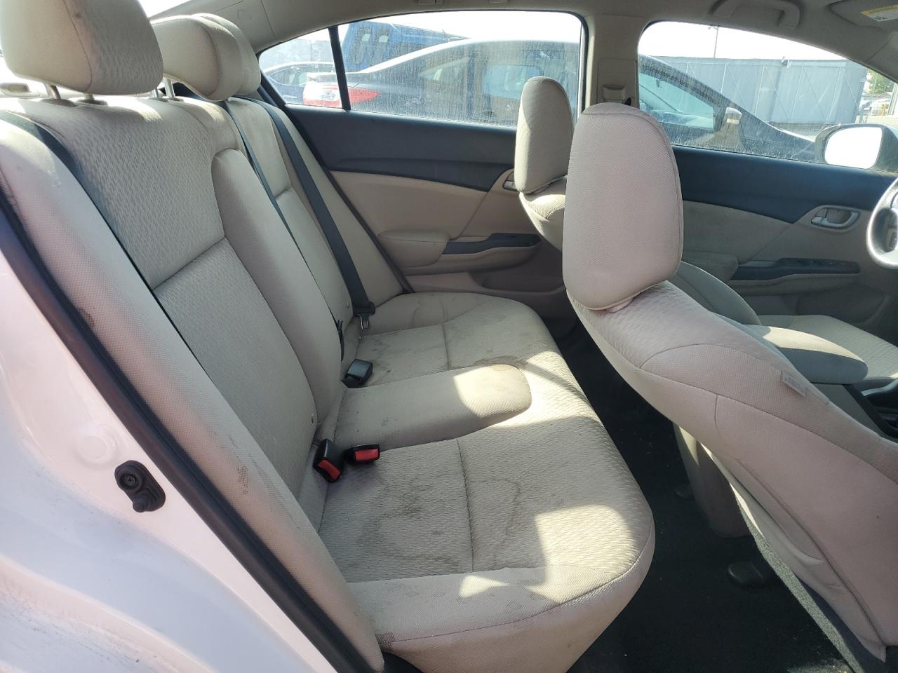 2014 Honda Civic VIN 2HGFB2F53EH502914 Copart auction photo, front end / rear end damage thumbnail 10