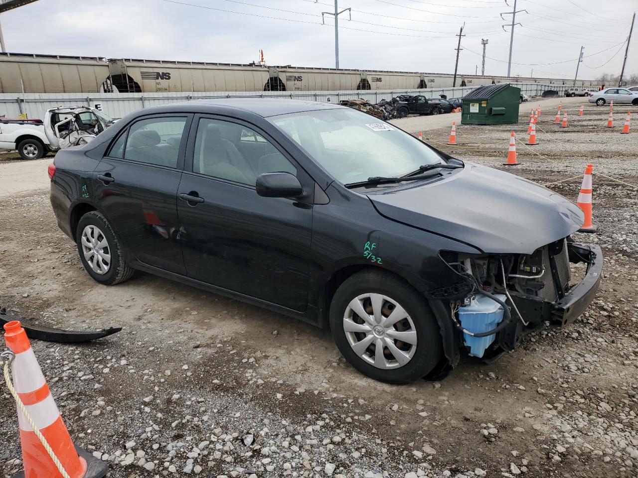 2010 Toyota Corolla VIN 1NXBU4EE8AZ183887 Copart auction photo, front end damage thumbnail 4