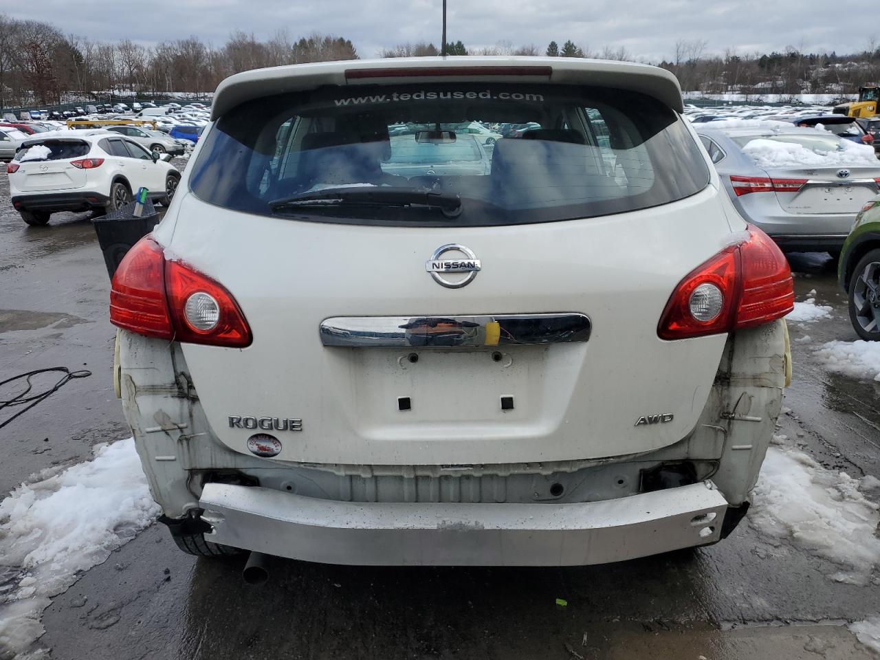 2011 Nissan Rogue VIN JN8AS5MV9BW304580 Copart auction photo, all over damage thumbnail 6