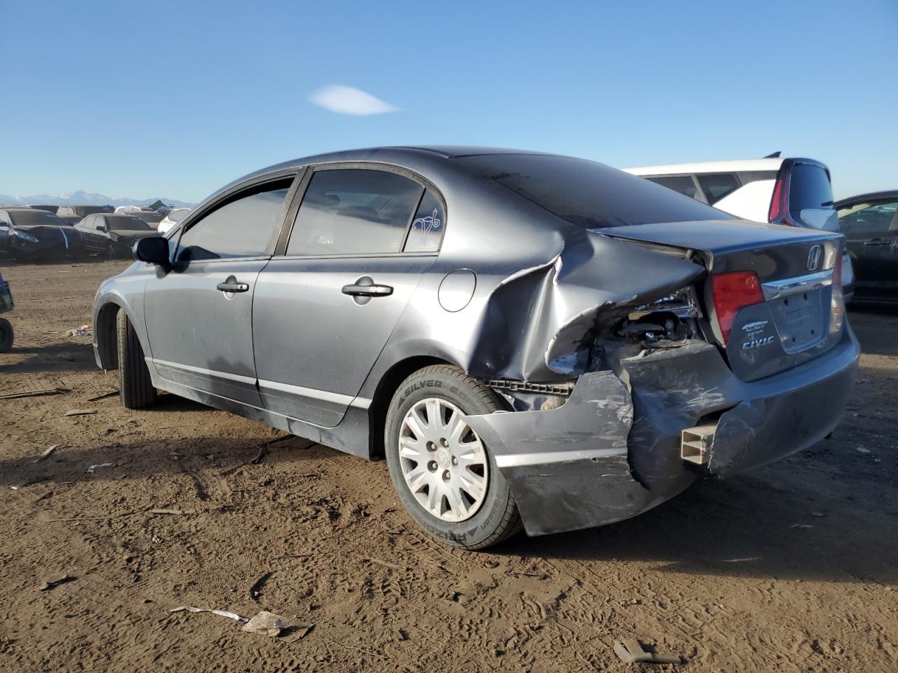 2010 Honda Civic VIN 19XFA1F39AE054680 Copart auction photo, rear end damage thumbnail 2