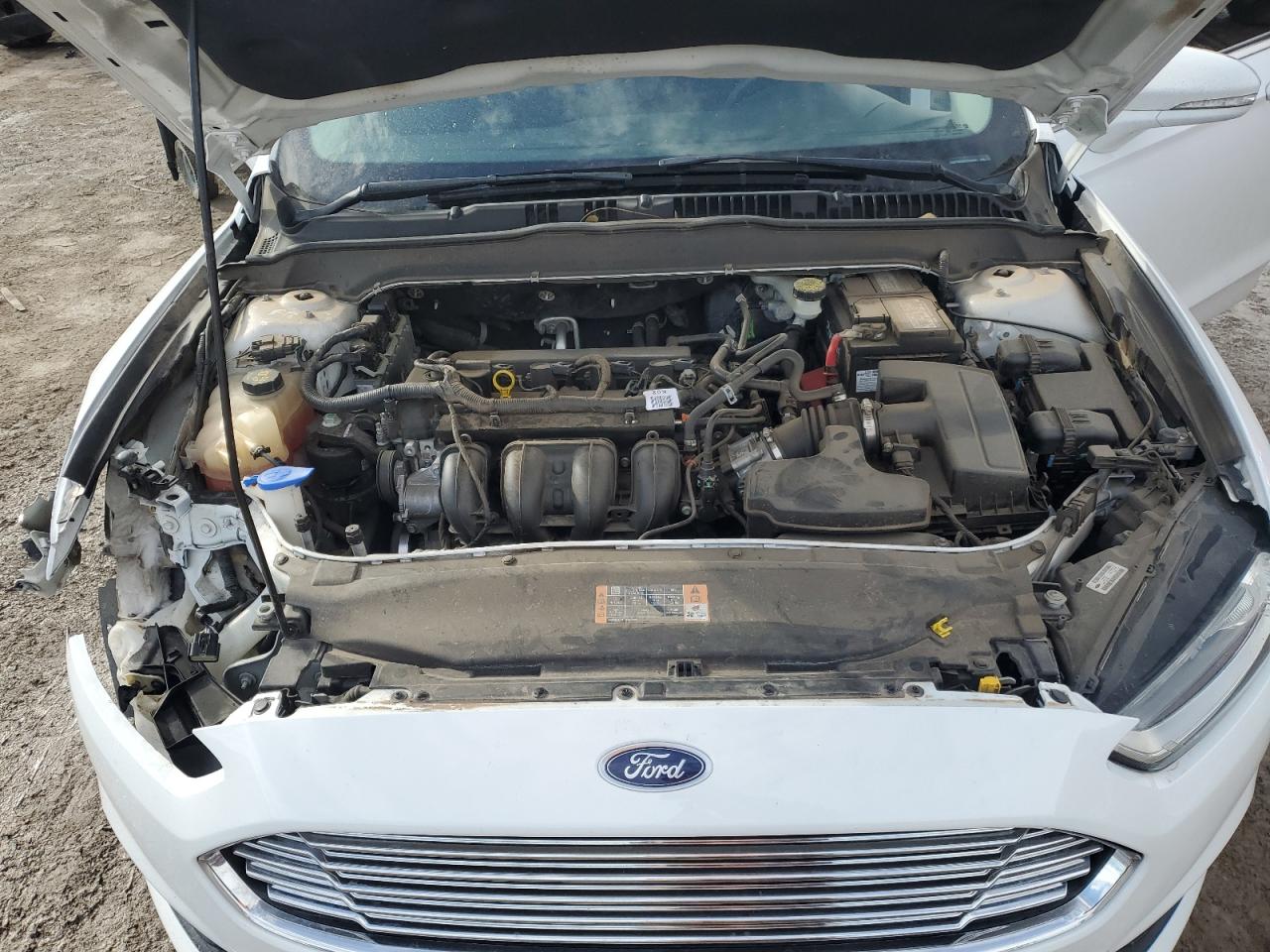 2015 Ford Fusion VIN 3FA6P0H70FR128406 Copart auction photo, front end damage thumbnail 11