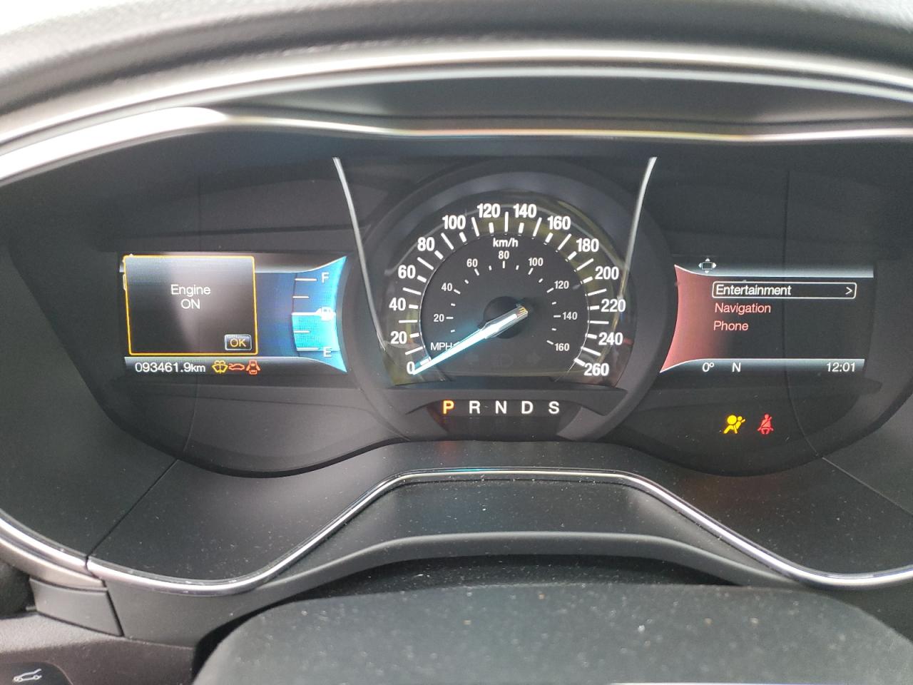 2017 Ford Fusion VIN 3FA6P0T97HR376129 Copart auction photo, front end / rear end damage thumbnail 9