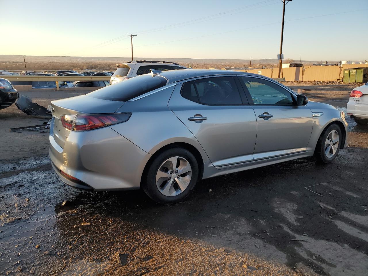 2014 KIA Optima VIN KNAGM4AD9E5067778 Copart auction photo, front end damage thumbnail 3