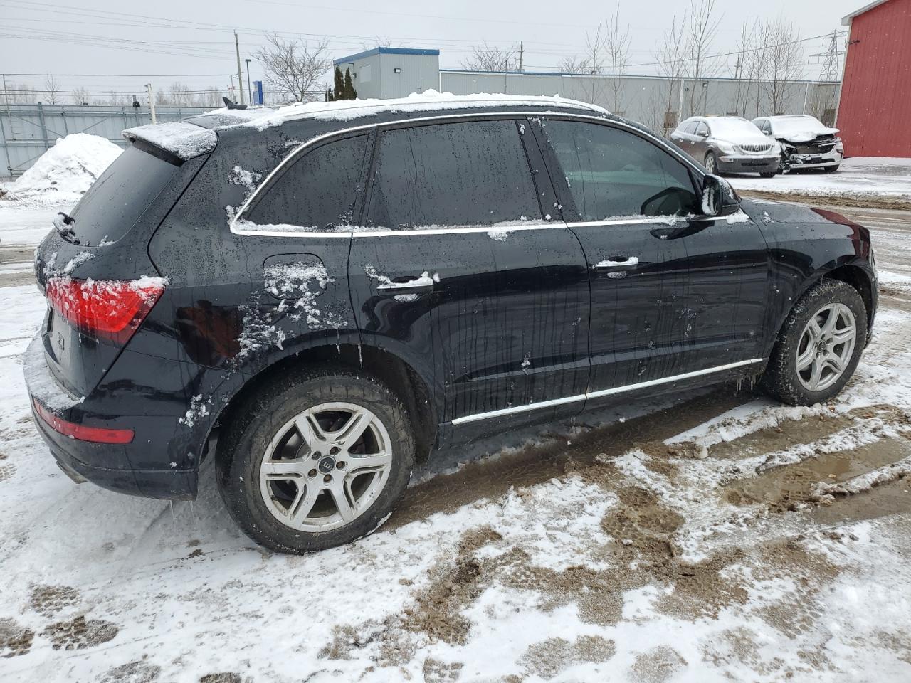 2016 Audi Q5 VIN WA1L2AFP0GA096857 Copart auction photo, front end / side damage thumbnail 3