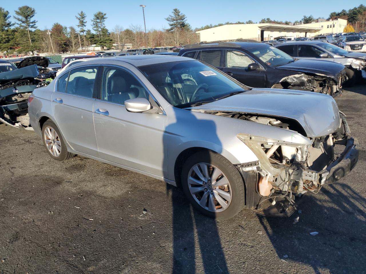 2011 Honda Accord VIN 1HGCP3F83BA002332 Copart auction photo, front end damage thumbnail 4