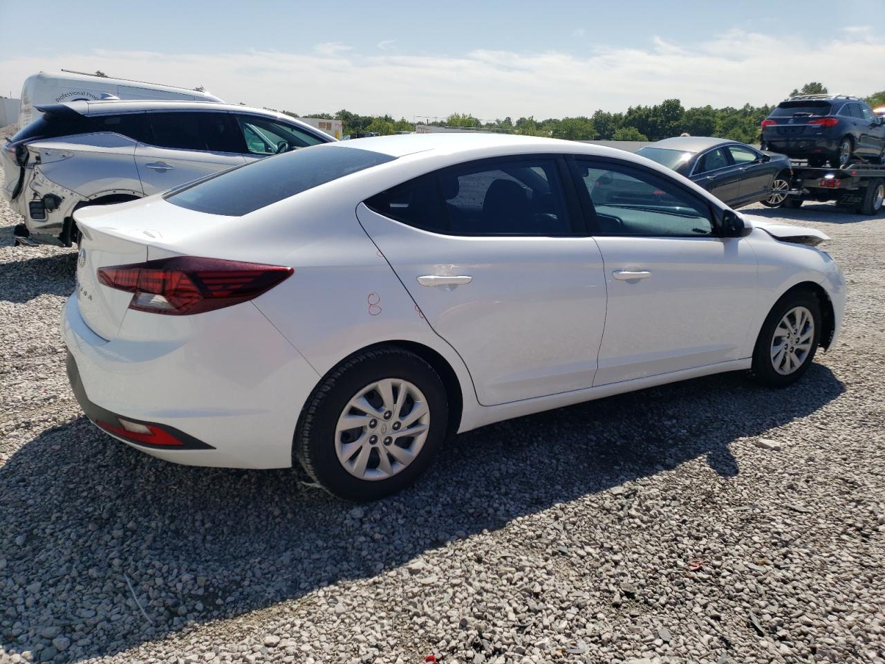 2019 Hyundai Elantra VIN 5NPD74LF4KH405904 Copart auction photo, front end / minor dent/scratches damage thumbnail 3