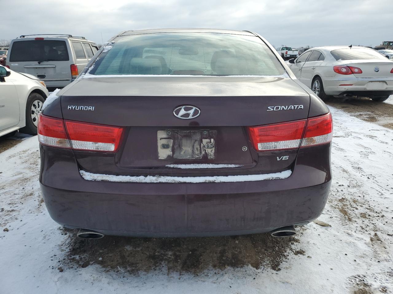 2006 Hyundai Sonata VIN 5NPEU46F66H076606 Copart auction photo, front end damage thumbnail 6