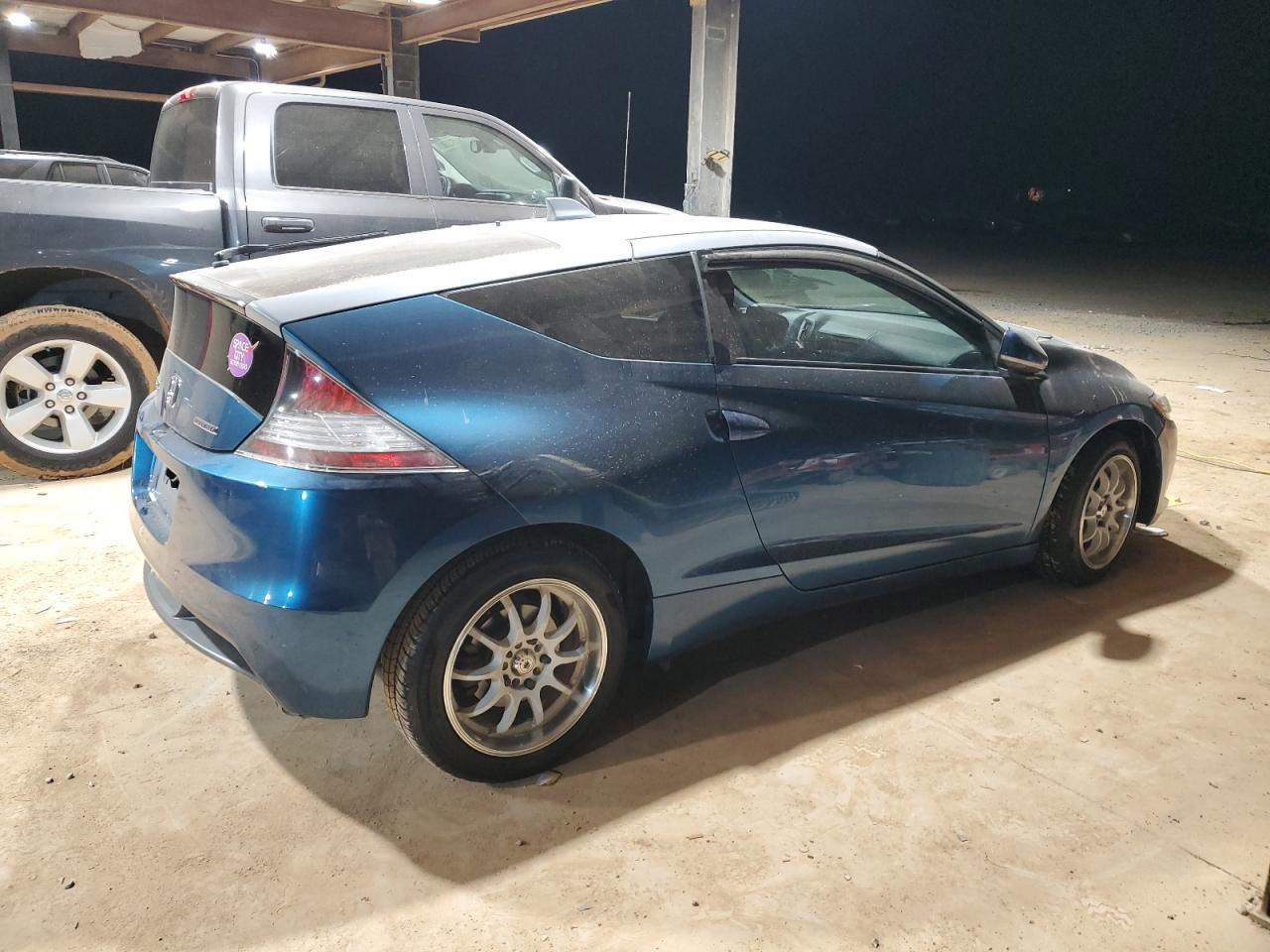 2011 Honda CR-Z VIN JHMZF1D67BS009875 Copart auction photo, undercarriage damage thumbnail 3