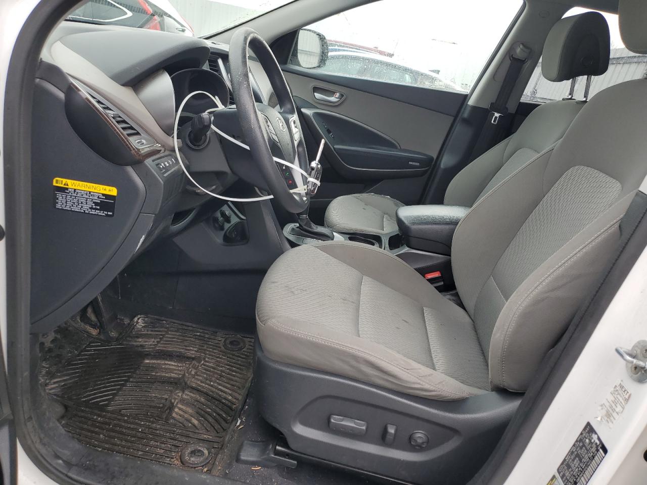 2017 Hyundai Santa Fe VIN KM8SM4HF6HU194577 Copart auction photo, mechanical damage thumbnail 7