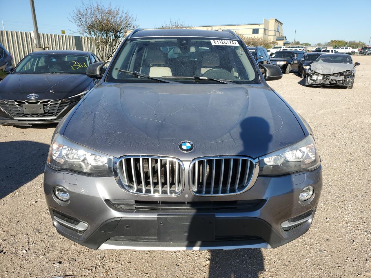 2017 BMW X3 VIN 5UXWX9C53H0T07321 Copart auction photo, all over damage thumbnail 5