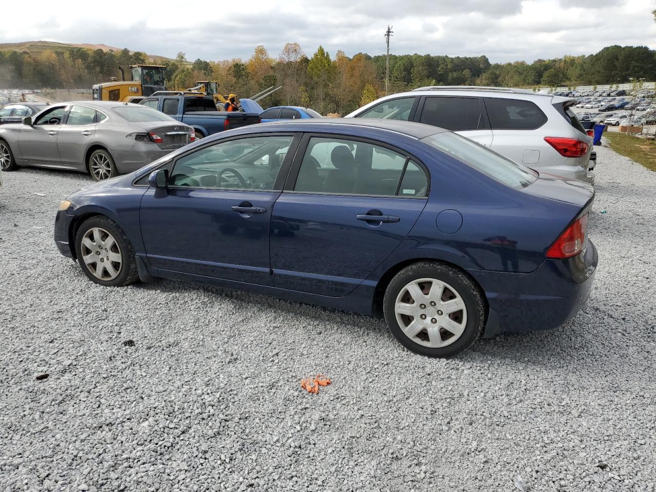 2007 Honda Civic VIN 1HGFA16587L136368 Copart auction photo, front end / minor dent/scratches damage thumbnail 2