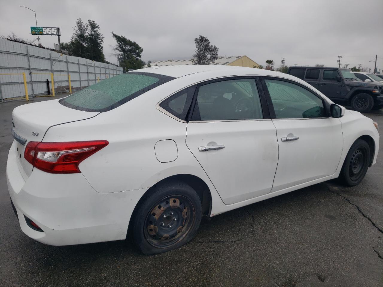2017 Nissan Sentra VIN 3N1AB7AP8HY342495 Copart auction photo, side damage thumbnail 3