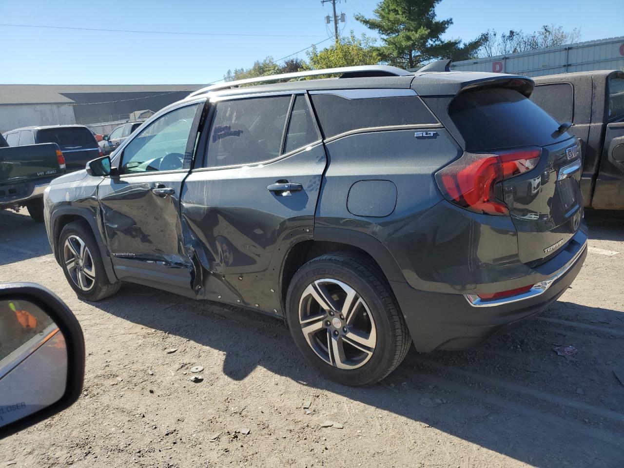 2020 GMC Terrain VIN 3GKALVEV5LL238869 Copart auction photo, side damage thumbnail 2