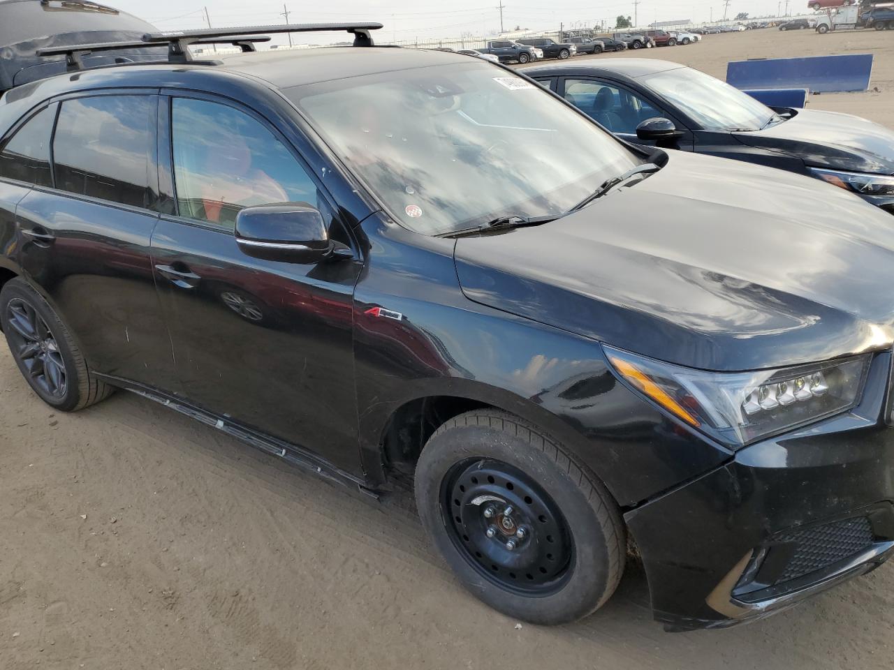 2020 Acura MDX VIN 5J8YD4H05LL016685 Copart auction photo, side damage thumbnail 4