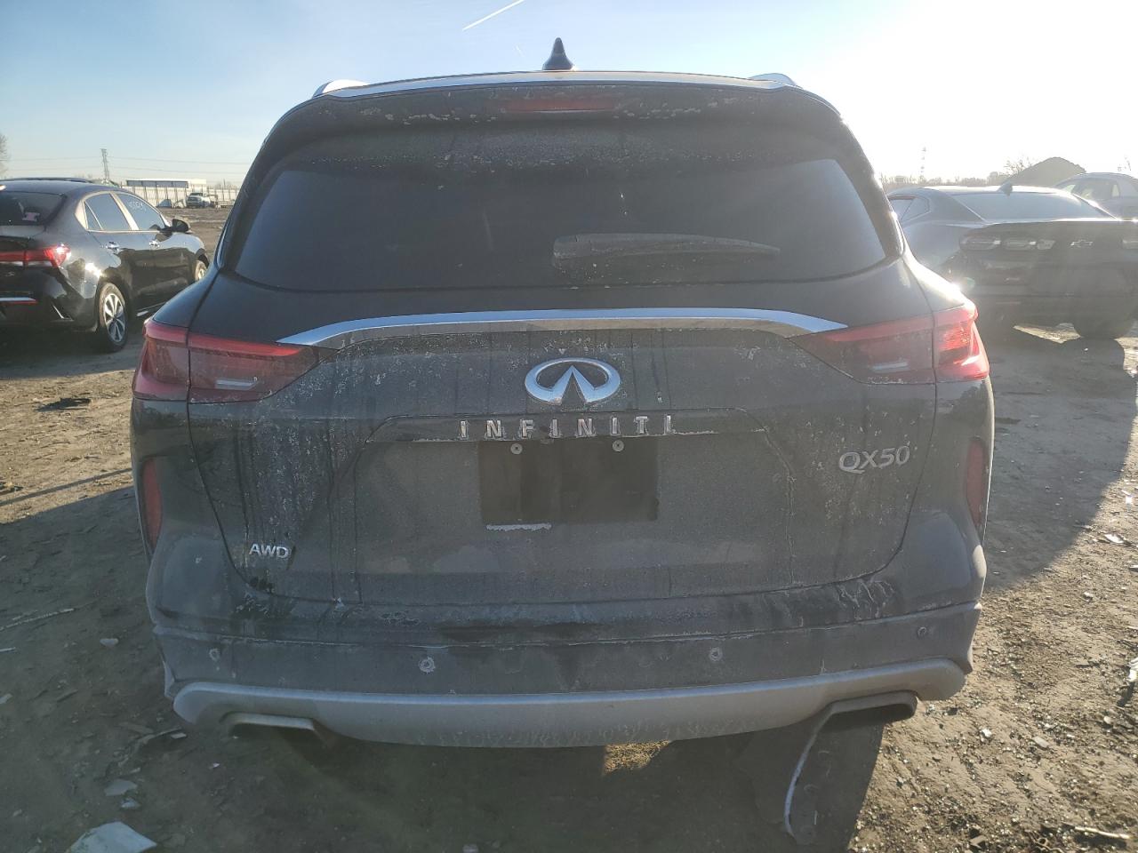 2020 Infiniti QX50 VIN 3PCAJ5M36LF117347 Copart auction photo, front end damage thumbnail 6