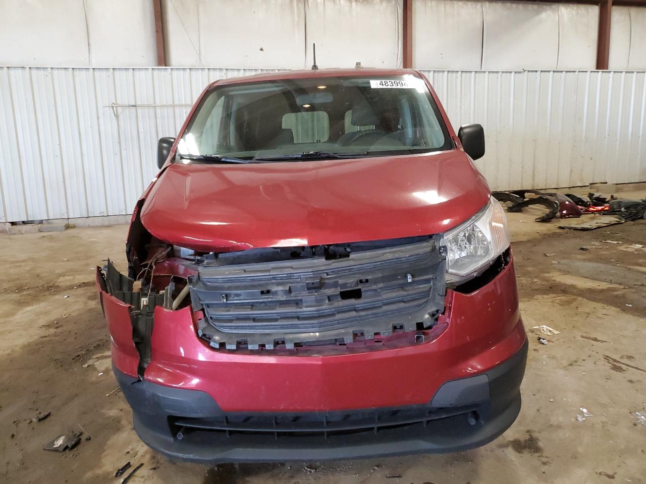 2015 Chevrolet Express VIN 3N63M0YN2FK723123 Copart auction photo, front end / side damage thumbnail 5