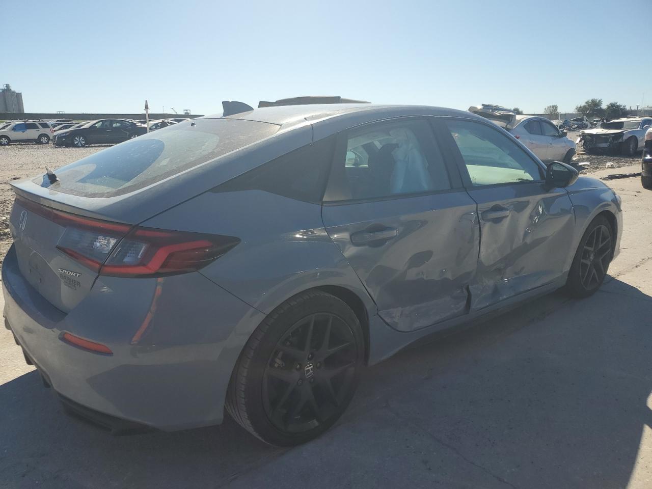 2022 Honda Civic VIN 19XFL2H81NE008565 Copart auction photo, side damage thumbnail 3