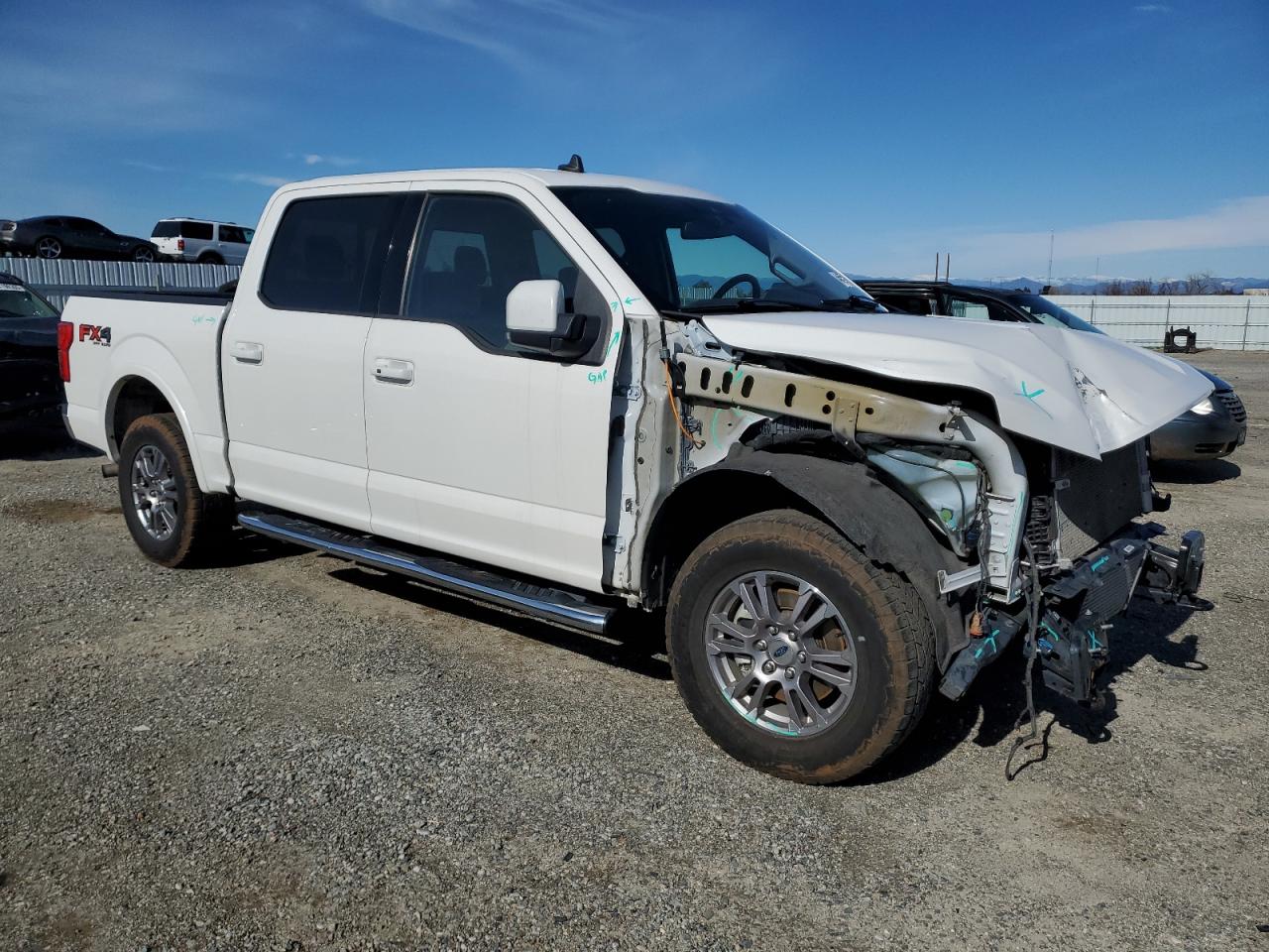 2020 Ford F-150 VIN 1FTEW1E43LKD18368 Copart auction photo, front end damage thumbnail 4