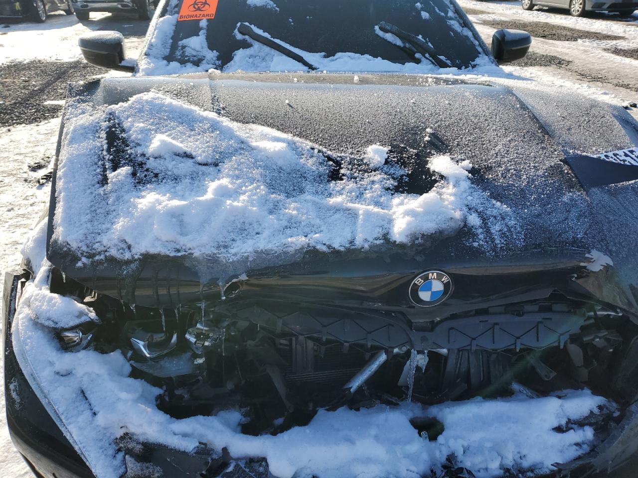 2020 BMW 3er VIN 3MW5R7J07L8B21327 Copart auction photo, front end damage thumbnail 11