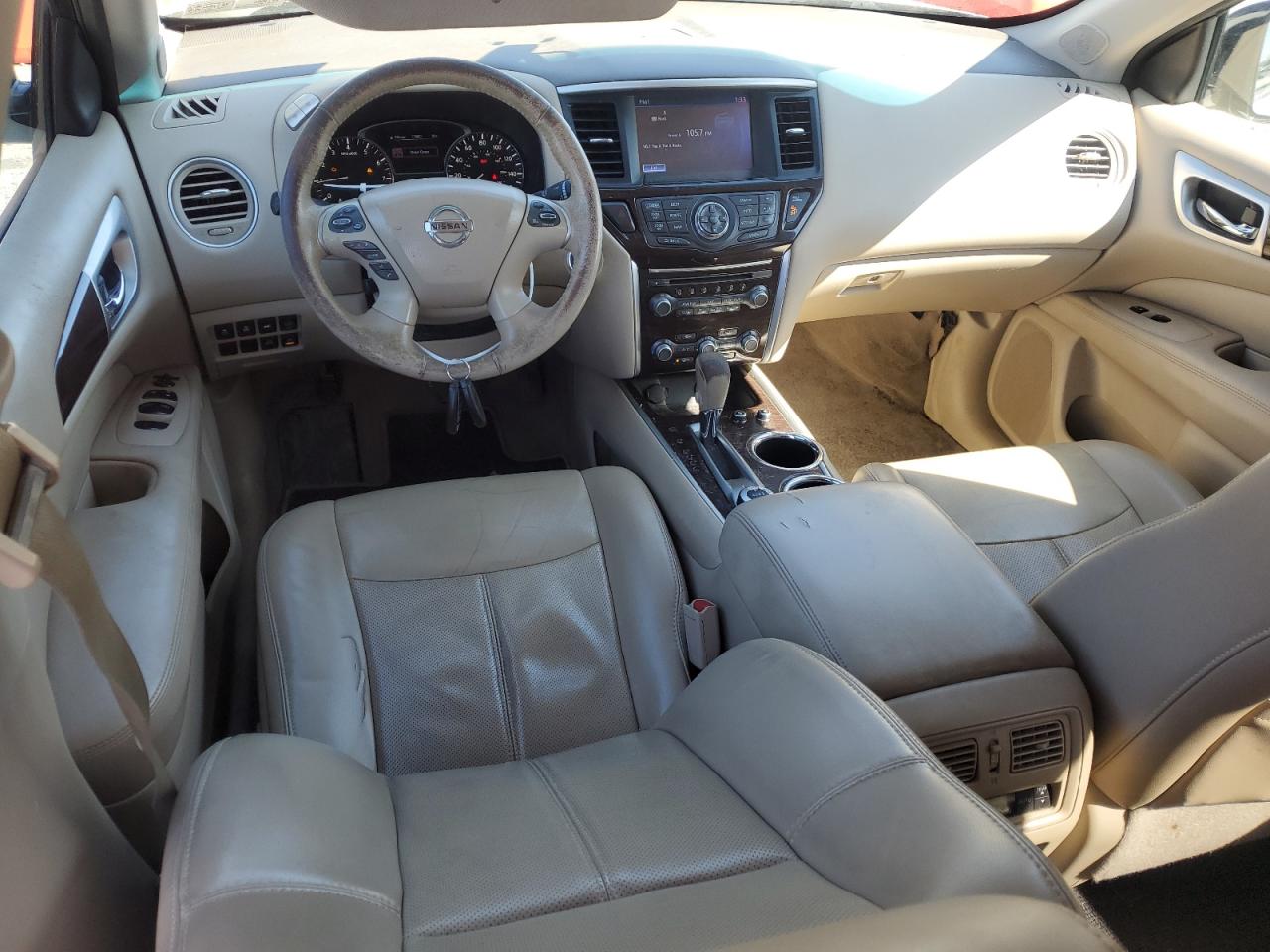 2014 Nissan Pathfinder VIN 5N1AR2MM7EC730413 Copart auction photo, front end / mechanical damage thumbnail 8