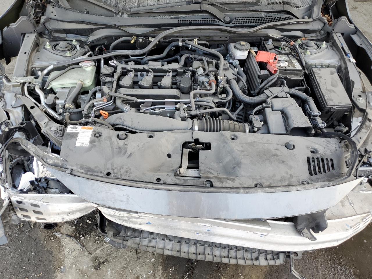 2021 Honda Civic VIN SHHFK7H4XMU412596 Copart auction photo, front end / rear end damage thumbnail 11